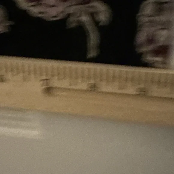 Vintage Victoria's Secret Angels Pajama Pants Size M Black Floral Lounge Preppy - Picture 7 of 12